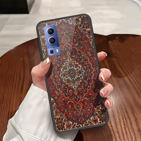 Vivo Y52 5G Cover - ONation Persian Rugs Series - HQ Ultra Shine Premium Infinity Glass Soft Silicon Borders Case