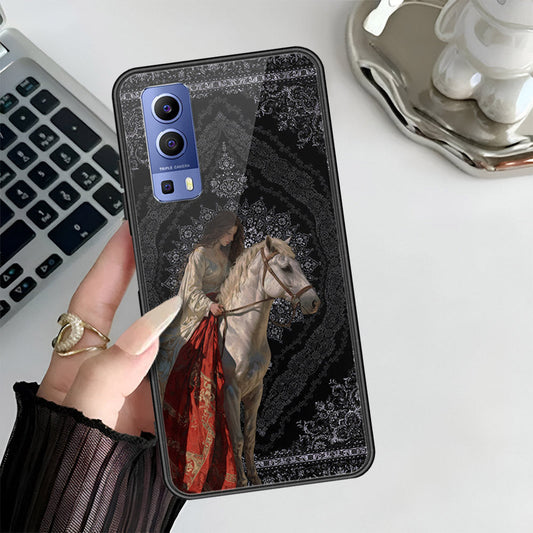 Vivo Y52 5G Cover - ONation Persian Rugs Series 3 - HQ Ultra Shine Premium Infinity Glass Soft Silicon Borders Case