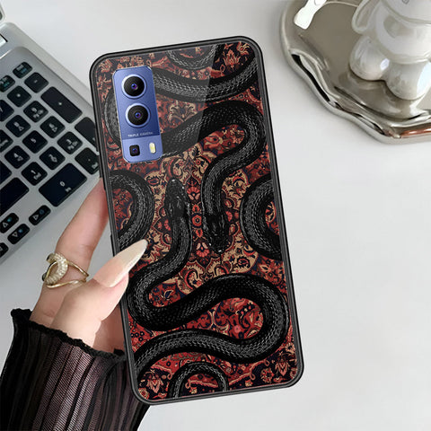Vivo Y52 5G Cover - ONation Persian Rugs Series 3 - HQ Ultra Shine Premium Infinity Glass Soft Silicon Borders Case