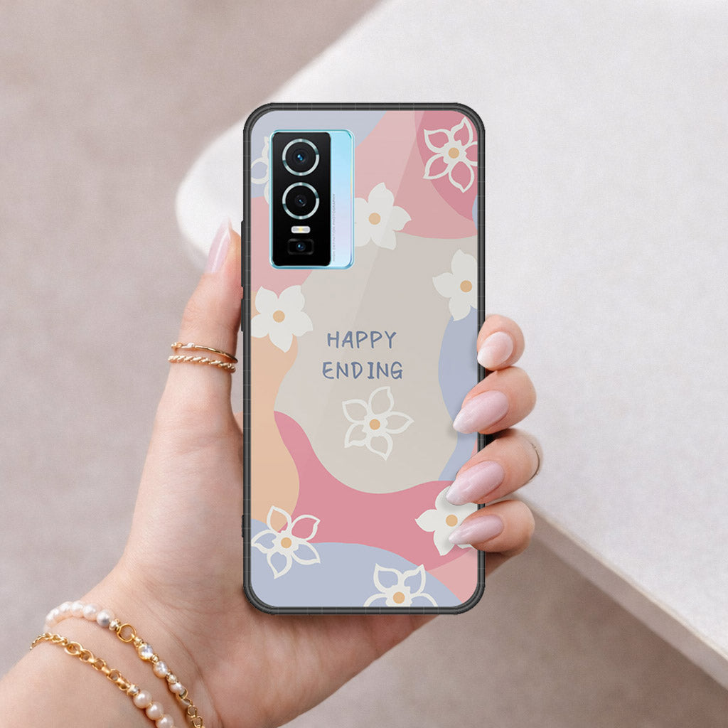 Vivo Y76s Cover - Happy Series - HQ Premium Shine Durable Shatterproof Case