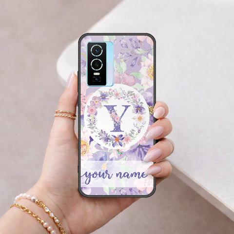 Vivo Y76s Cover - Personalized Alphabet Series - HQ Premium Shine Durable Shatterproof Case