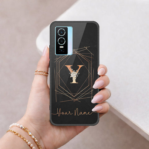 Vivo Y76s Cover - Personalized Alphabet Series - HQ Premium Shine Durable Shatterproof Case