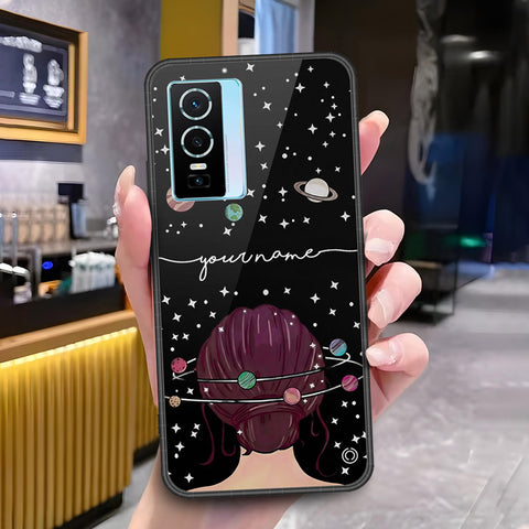 Vivo Y76 5G Cover - ONation Your Name Series - HQ Premium Shine Durable Shatterproof Case