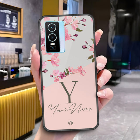 Vivo Y76 5G Cover - ONation Your Name Series - HQ Premium Shine Durable Shatterproof Case