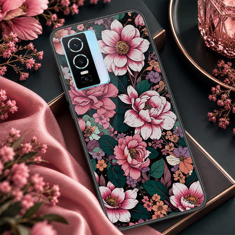 Vivo Y76 5G Cover - ONation Botancial Bloom Series - HQ Premium Shine Durable Shatterproof Case