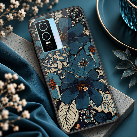 Vivo Y76 5G Cover - ONation Botancial Bloom Series - HQ Premium Shine Durable Shatterproof Case