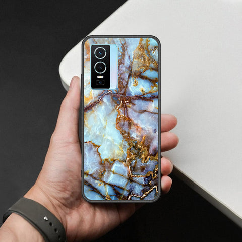 Vivo Y76s Cover - Colorful Marble Series - HQ Premium Shine Durable Shatterproof Case