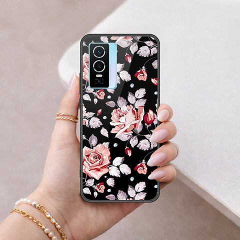 Vivo Y76 5G Cover - Floral Series - HQ Premium Shine Durable Shatterproof Case
