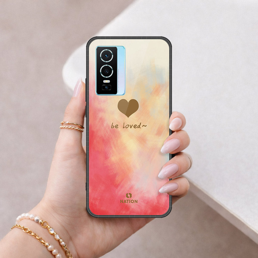 Vivo Y76 5G Cover - Onation Heart Series - HQ Premium Shine Durable Shatterproof Case