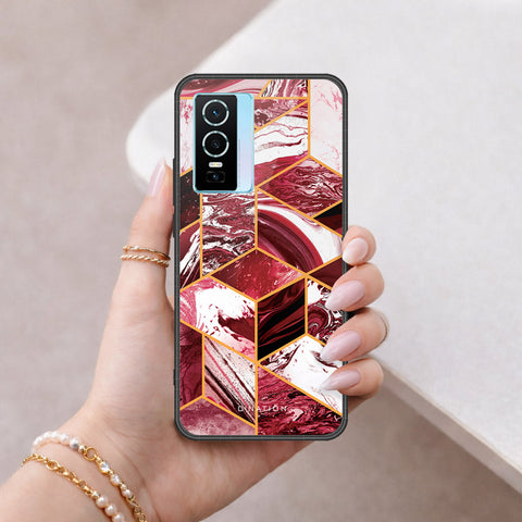 Vivo Y76 5G Cover - O'Nation Shades of Marble Series - HQ Premium Shine Durable Shatterproof Case