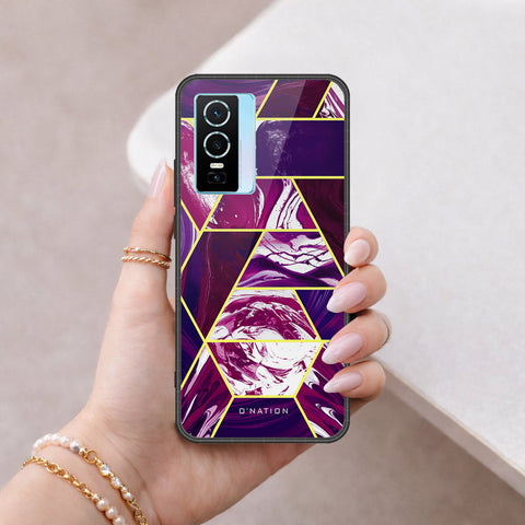 Vivo Y76 5G Cover - O'Nation Shades of Marble Series - HQ Premium Shine Durable Shatterproof Case