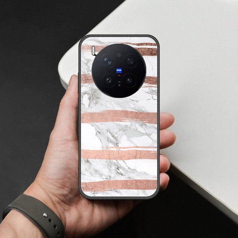 Vivo X300 Pro Cover - White Marble Series - HQ Premium Shine Durable Shatterproof Case