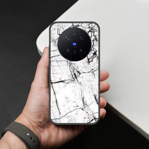 Vivo X300 Pro Cover - White Marble Series 2 - HQ Premium Shine Durable Shatterproof Case