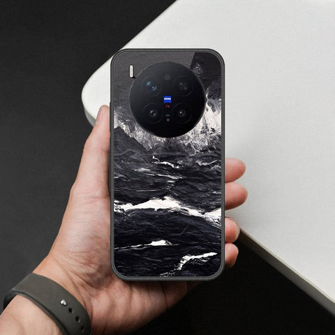 Vivo X300 Pro Cover - Black Marble Series - HQ Premium Shine Durable Shatterproof Case