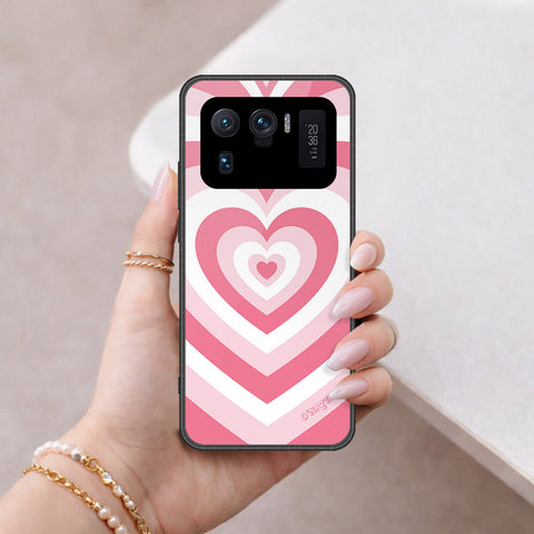 Xiaomi Mi 11 Ultra Cover - O'Nation Heartbeat Series - HQ Ultra Shine Premium Infinity Glass Soft Silicon Borders Case