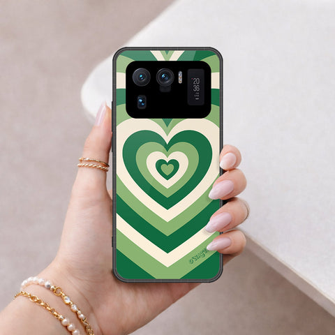 Xiaomi Mi 11 Ultra Cover - O'Nation Heartbeat Series - HQ Ultra Shine Premium Infinity Glass Soft Silicon Borders Case