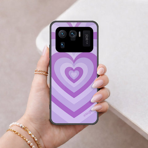 Xiaomi Mi 11 Ultra Cover - O'Nation Heartbeat Series - HQ Ultra Shine Premium Infinity Glass Soft Silicon Borders Case