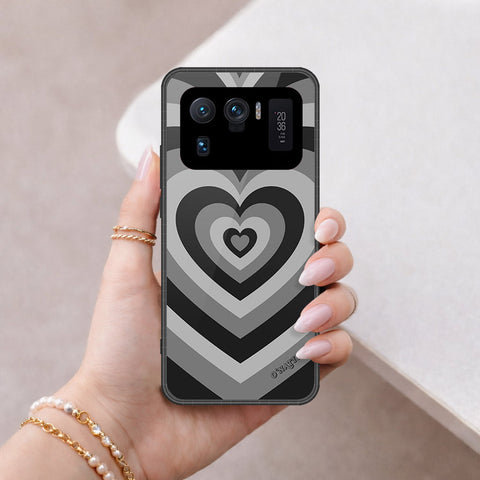 Xiaomi Mi 11 Ultra Cover - O'Nation Heartbeat Series - HQ Ultra Shine Premium Infinity Glass Soft Silicon Borders Case