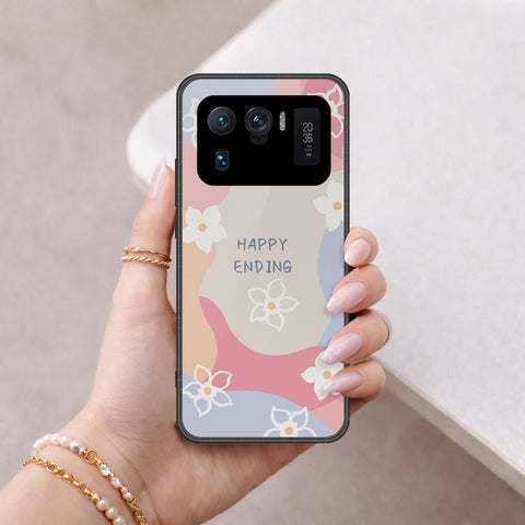 Xiaomi Mi 11 Ultra Cover - Happy Series - HQ Ultra Shine Premium Infinity Glass Soft Silicon Borders Case