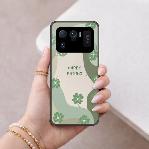 Xiaomi Mi 11 Ultra Cover - Happy Series - HQ Ultra Shine Premium Infinity Glass Soft Silicon Borders Case