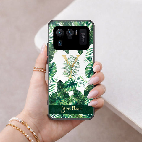 Xiaomi Mi 11 Ultra Cover - Personalized Alphabet Series - HQ Ultra Shine Premium Infinity Glass Soft Silicon Borders Case