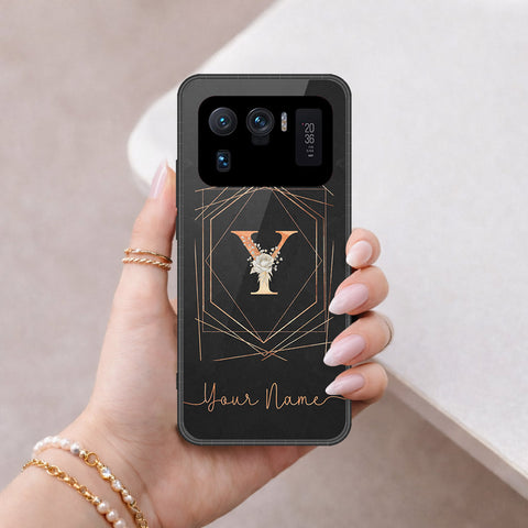Xiaomi Mi 11 Ultra Cover - Personalized Alphabet Series - HQ Ultra Shine Premium Infinity Glass Soft Silicon Borders Case