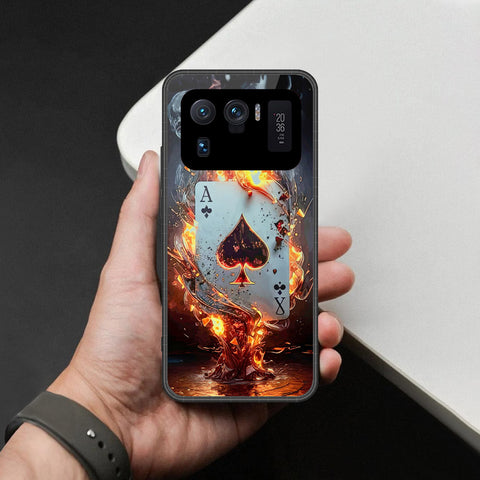 Xiaomi Mi 11 Ultra Cover - Ace of Fire Rising Star Design - HQ Ultra Shine Premium Infinity Glass Soft Silicon Borders Case