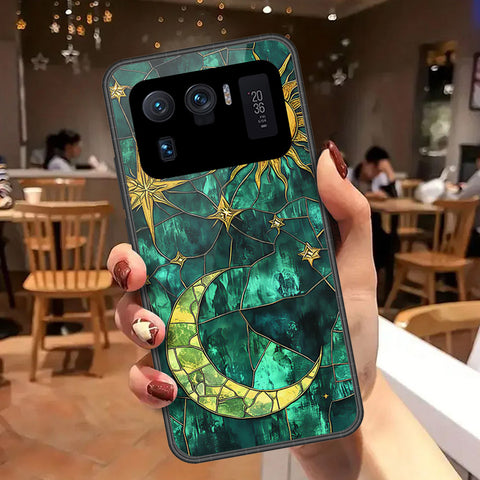 Xiaomi Mi 11 Ultra Cover - Celestial Starry Universe Series - HQ Ultra Shine Premium Infinity Glass Soft Silicon Borders Case
