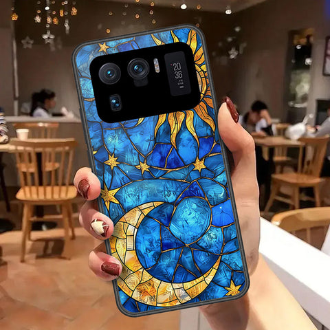 Xiaomi Mi 11 Ultra Cover - Celestial Starry Universe Series - HQ Ultra Shine Premium Infinity Glass Soft Silicon Borders Case