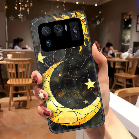 Xiaomi Mi 11 Ultra Cover - Celestial Starry Universe Series - HQ Ultra Shine Premium Infinity Glass Soft Silicon Borders Case