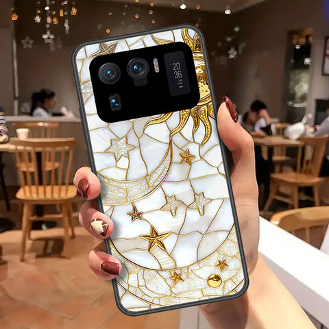 Xiaomi Mi 11 Ultra Cover - Celestial Starry Universe Series - HQ Ultra Shine Premium Infinity Glass Soft Silicon Borders Case