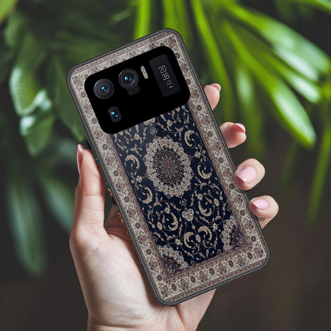 Xiaomi Mi 11 Ultra Cover - ONation Persian Rugs Series 2 - HQ Ultra Shine Premium Infinity Glass Soft Silicon Borders Case