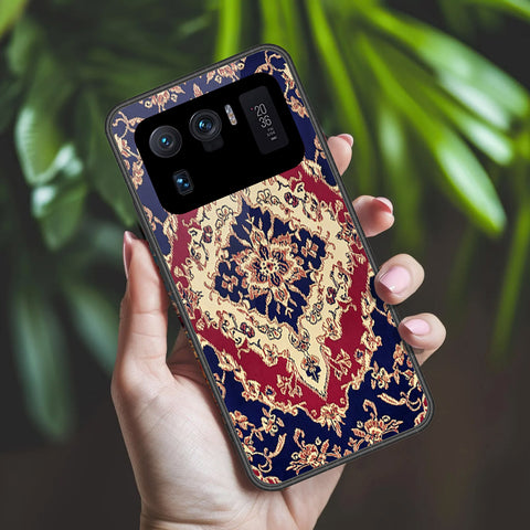 Xiaomi Mi 11 Ultra Cover - ONation Persian Rugs Series 2 - HQ Ultra Shine Premium Infinity Glass Soft Silicon Borders Case