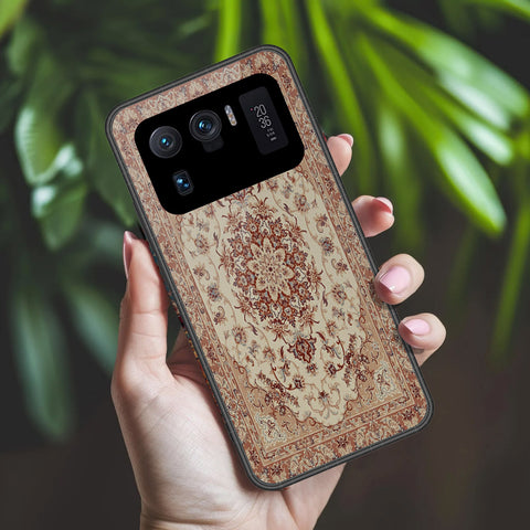 Xiaomi Mi 11 Ultra Cover - ONation Persian Rugs Series 2 - HQ Ultra Shine Premium Infinity Glass Soft Silicon Borders Case