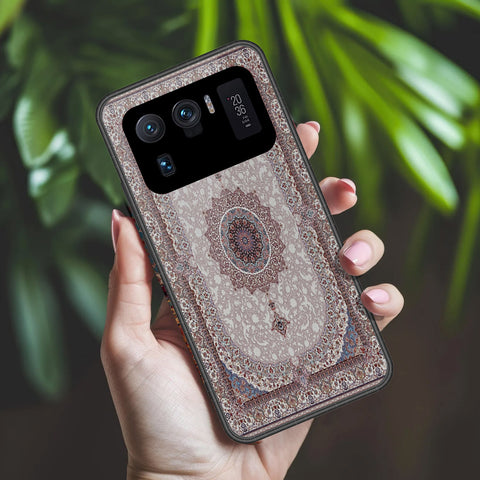 Xiaomi Mi 11 Ultra Cover - ONation Persian Rugs Series 2 - HQ Ultra Shine Premium Infinity Glass Soft Silicon Borders Case