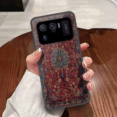 Xiaomi Mi 11 Ultra Cover - ONation Persian Rugs Series - HQ Ultra Shine Premium Infinity Glass Soft Silicon Borders Case