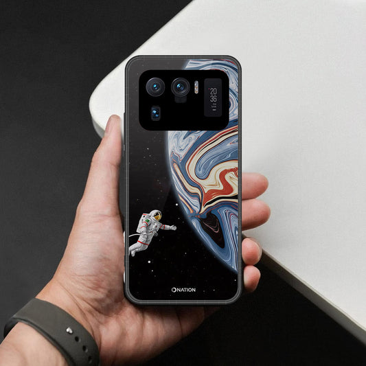 Xiaomi Mi 11 Ultra Cover - Cosmic Marble Astronaut Design - HQ Premium Shine Durable Shatterproof Case
