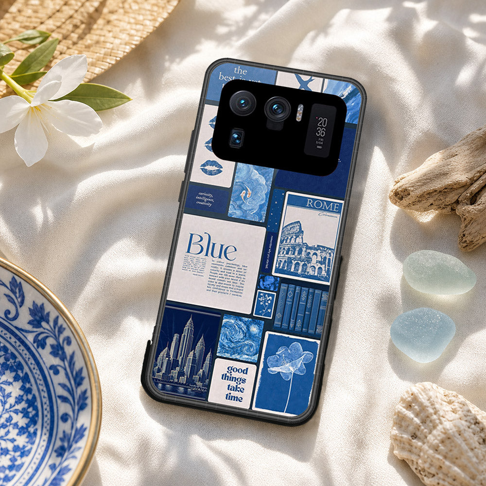 Xiaomi Mi 11 Ultra Cover - ONation Aesthetic Collage Series - HQ Ultra Shine Premium Infinity Glass Soft Silicon Borders Case