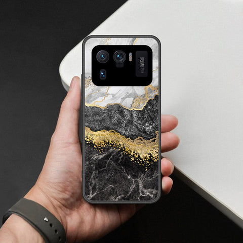 Xiaomi Mi 11 Ultra Cover - Colorful Marble Series - HQ Ultra Shine Premium Infinity Glass Soft Silicon Borders Case