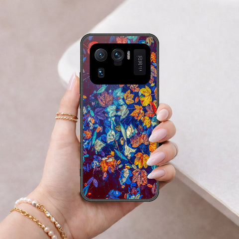 Xiaomi Mi 11 Ultra Cover - Floral Series 2 - HQ Ultra Shine Premium Infinity Glass Soft Silicon Borders Case