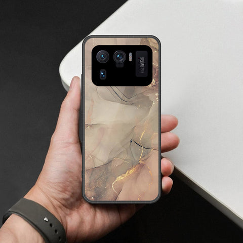 Xiaomi Mi 11 Ultra Cover - Mystic Marble Series - HQ Ultra Shine Premium Infinity Glass Soft Silicon Borders Case