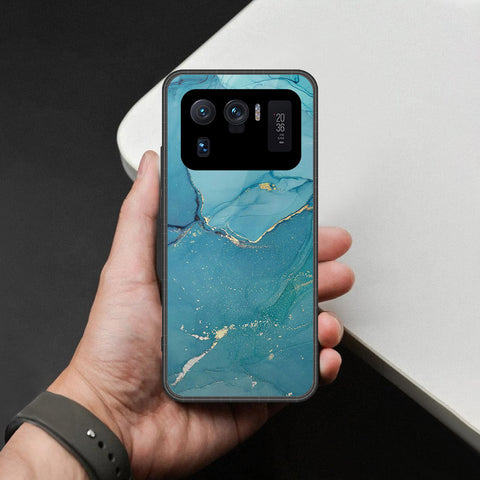 Xiaomi Mi 11 Ultra Cover - Mystic Marble Series - HQ Ultra Shine Premium Infinity Glass Soft Silicon Borders Case