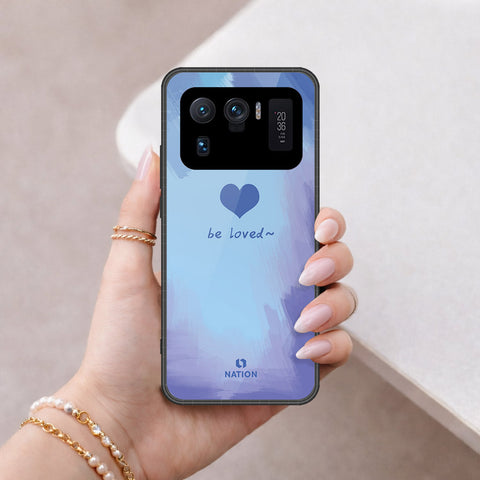 Xiaomi Mi 11 Ultra Cover - Onation Heart Series - HQ Ultra Shine Premium Infinity Glass Soft Silicon Borders Case