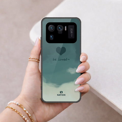 Xiaomi Mi 11 Ultra Cover - Onation Heart Series - HQ Ultra Shine Premium Infinity Glass Soft Silicon Borders Case