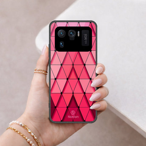 Xiaomi Mi 11 Ultra Cover - Onation Pyramid Series - HQ Ultra Shine Premium Infinity Glass Soft Silicon Borders Case