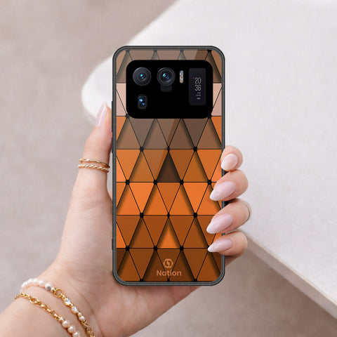 Xiaomi Mi 11 Ultra Cover - Onation Pyramid Series - HQ Ultra Shine Premium Infinity Glass Soft Silicon Borders Case