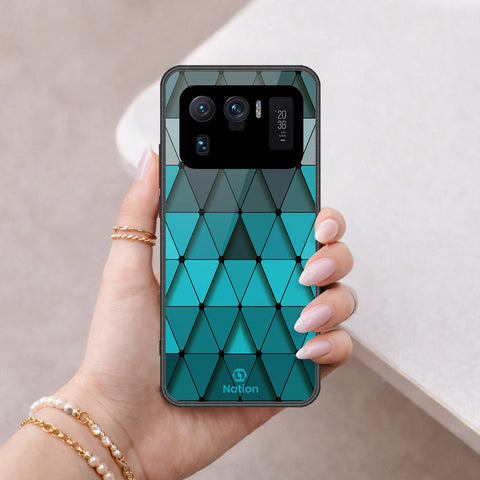 Xiaomi Mi 11 Ultra Cover - Onation Pyramid Series - HQ Ultra Shine Premium Infinity Glass Soft Silicon Borders Case