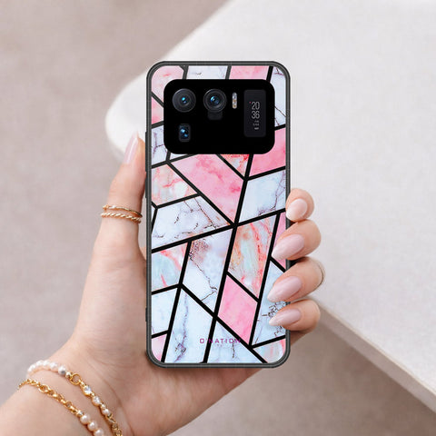 Xiaomi Mi 11 Ultra Cover - O'Nation Shades of Marble Series - HQ Ultra Shine Premium Infinity Glass Soft Silicon Borders Case