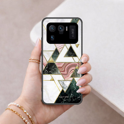 Xiaomi Mi 11 Ultra Cover - O'Nation Shades of Marble Series - HQ Ultra Shine Premium Infinity Glass Soft Silicon Borders Case