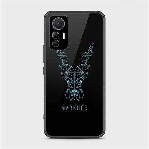 Xiaomi 12 Lite Cover- Markhor Series - HQ Ultra Shine Premium Infinity Glass Soft Silicon Borders Case